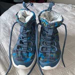 Nike Roshe Run Sneakerboot BlueCamo Women’s Size 8